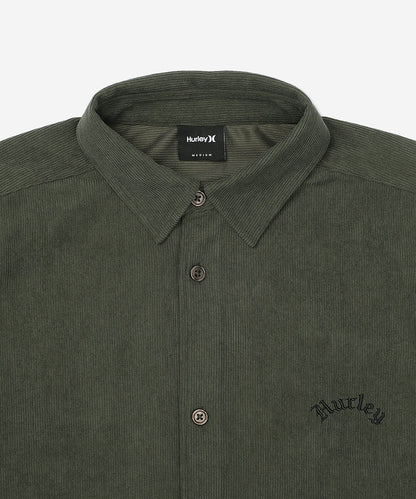 CORDUROY OLD ENGLISH LOGO SHIRTS メンズ/シャツ/オーバーサイズフィット