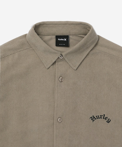 CORDUROY OLD ENGLISH LOGO SHIRTS メンズ/シャツ/オーバーサイズフィット