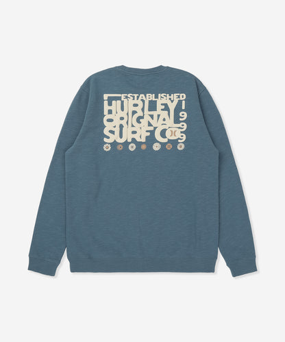 【NEW】SOLAR CYCLE  SLUB CREW メンズ/フリース・フーディー/レギュラーフィット