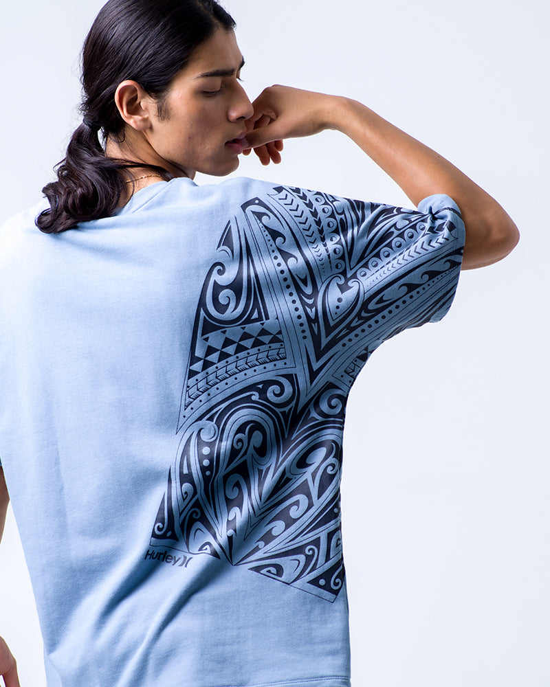 MENS TERRY OVERSIZED TRIBAL ICON SHORT SLEEVE メンズ/スウェット