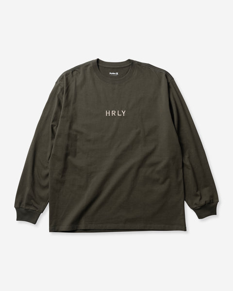 MENS HEAVY WEIGHT EMBLEM HURLEY  LONG SLEEVE TEE メンズ/ロンT