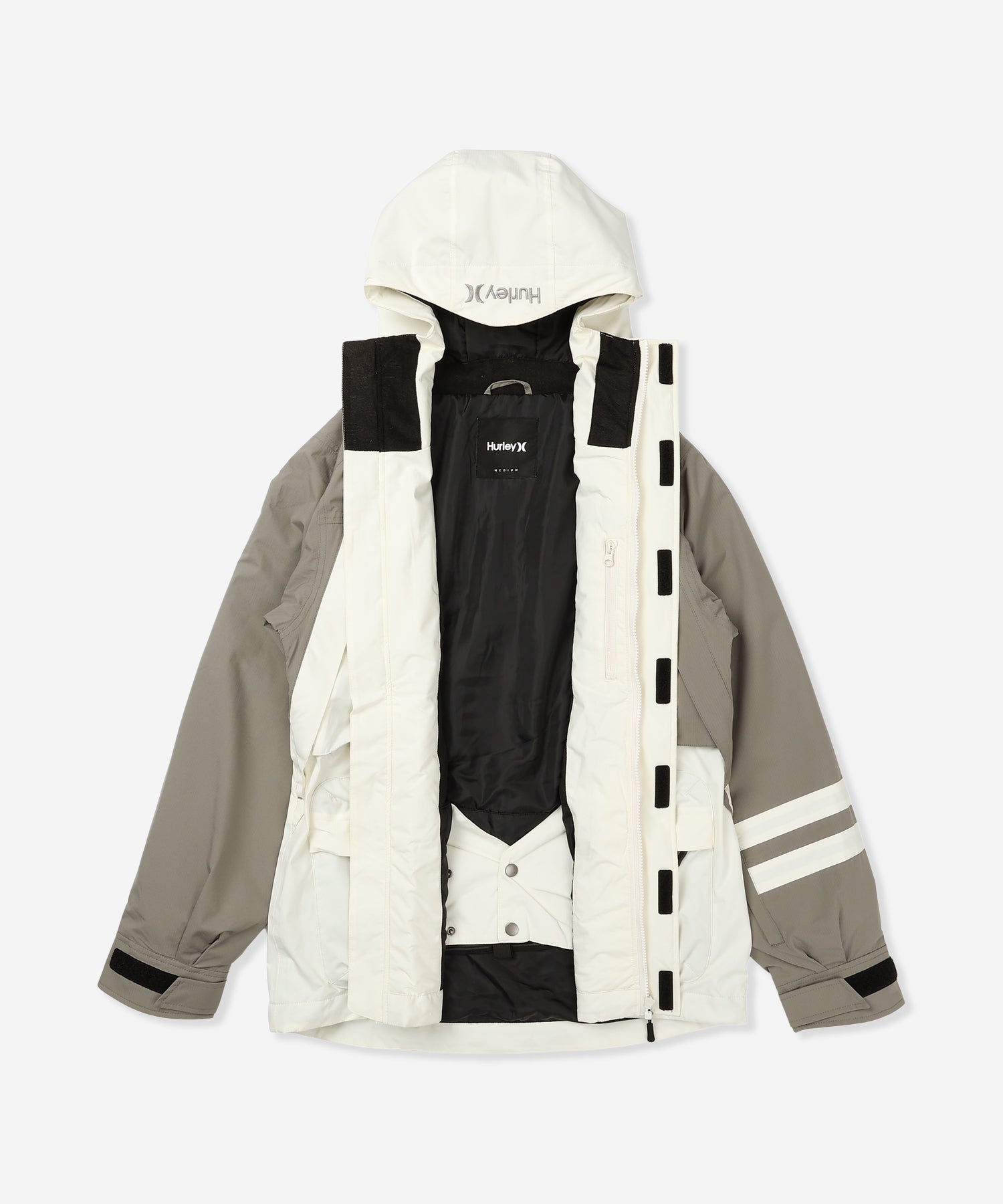 Hurley ハーレー ダウンコート オフホワイト S Hurley ハーレー ダウン 