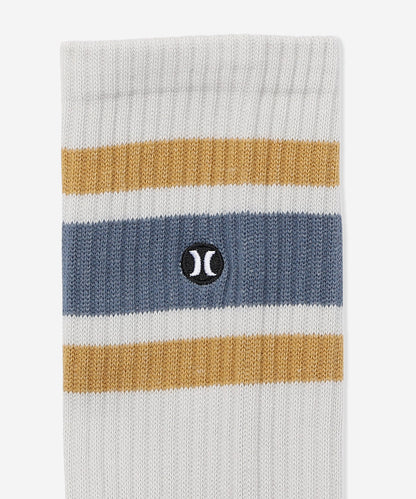 H2O DRI STRIPE CREW 1PK メンズ/ソックス
