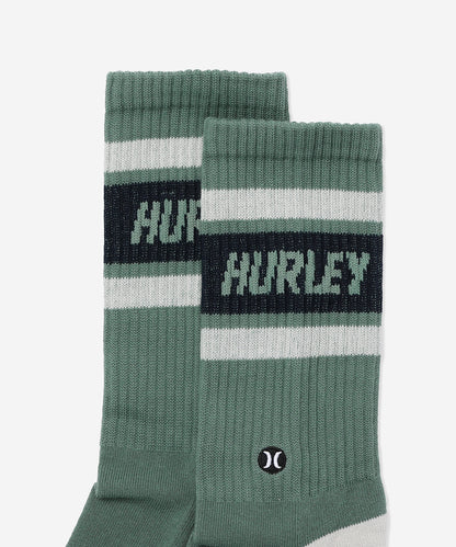H2O DRI STRIPE CREW 1PK メンズ/ソックス