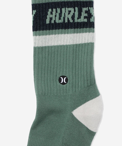 H2O DRI STRIPE CREW 1PK メンズ/ソックス