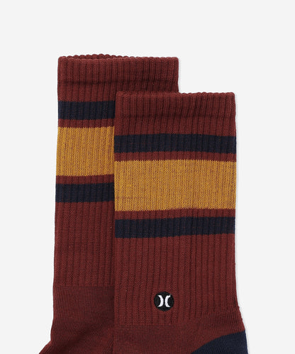 H2O DRI STRIPE CREW 1PK メンズ/ソックス
