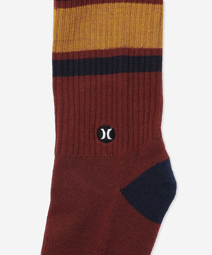 H2O DRI STRIPE CREW 1PK メンズ/ソックス