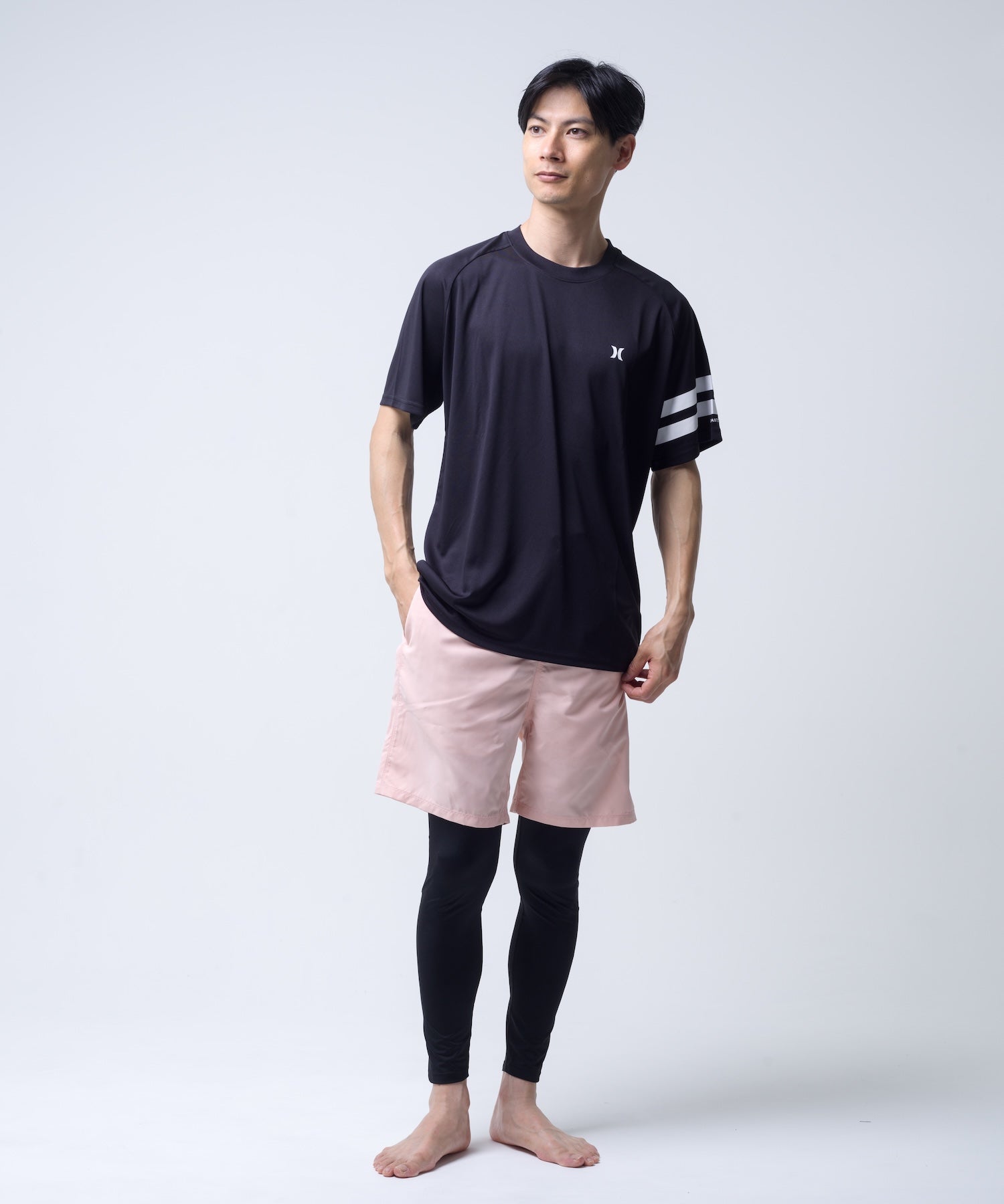 PHANTOM RASH ICON BLOCK PARTY SHORTSLEEVE TEE メンズ/ラッシュガード/レギュラーフィット