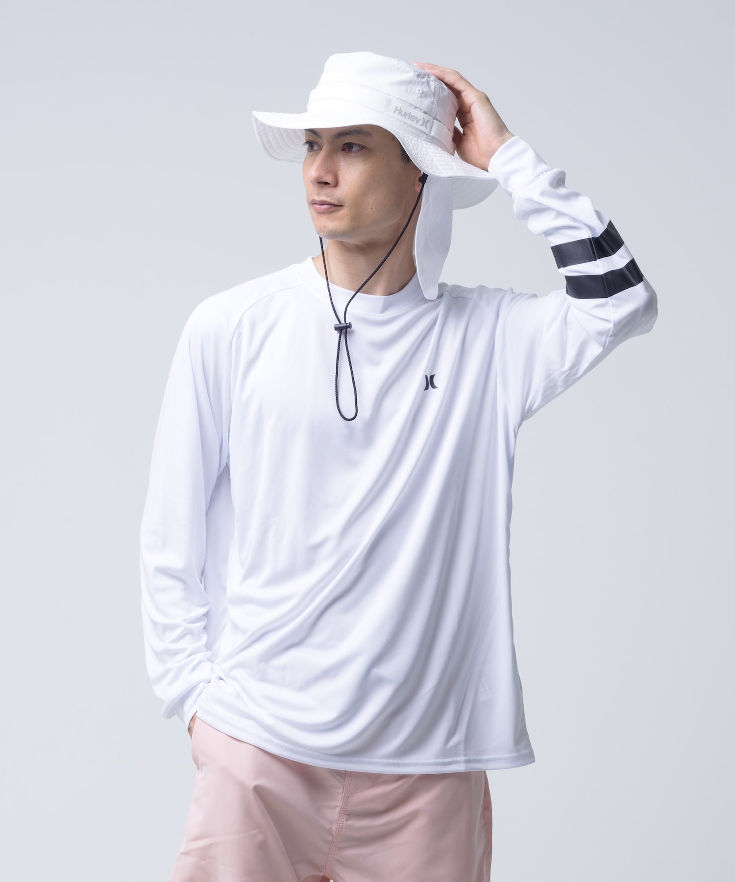 PHANTOM RASH ICON BLOCK PARTY LONGSLEEVE TEE メンズ/ラッシュガード/レギュラーフィット