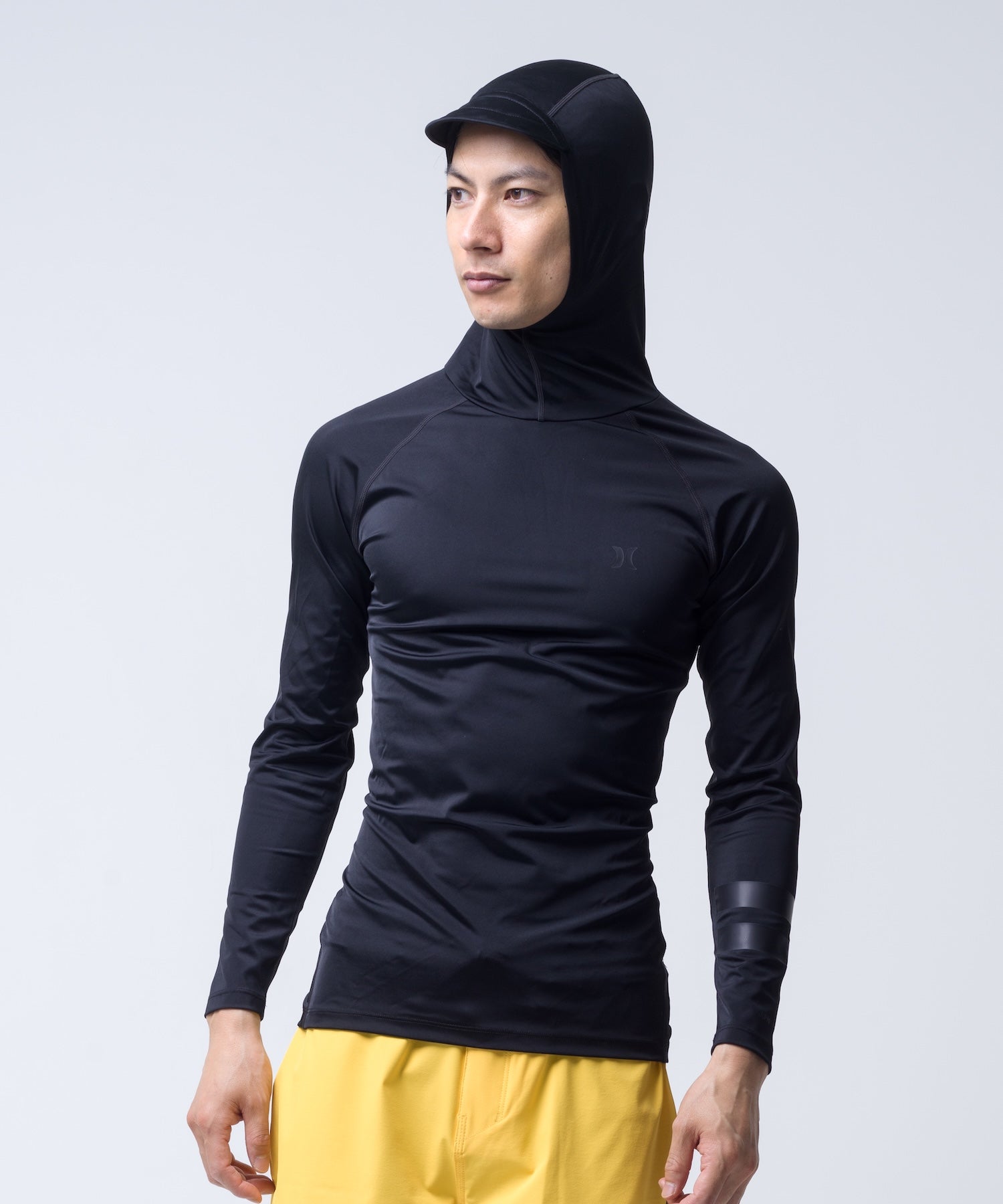 PHANTOM RASH BLOCK PARTY COMPRESSION HOODED LONGSLEEVE メンズ/ラッシュガード/コンプレッションフィット