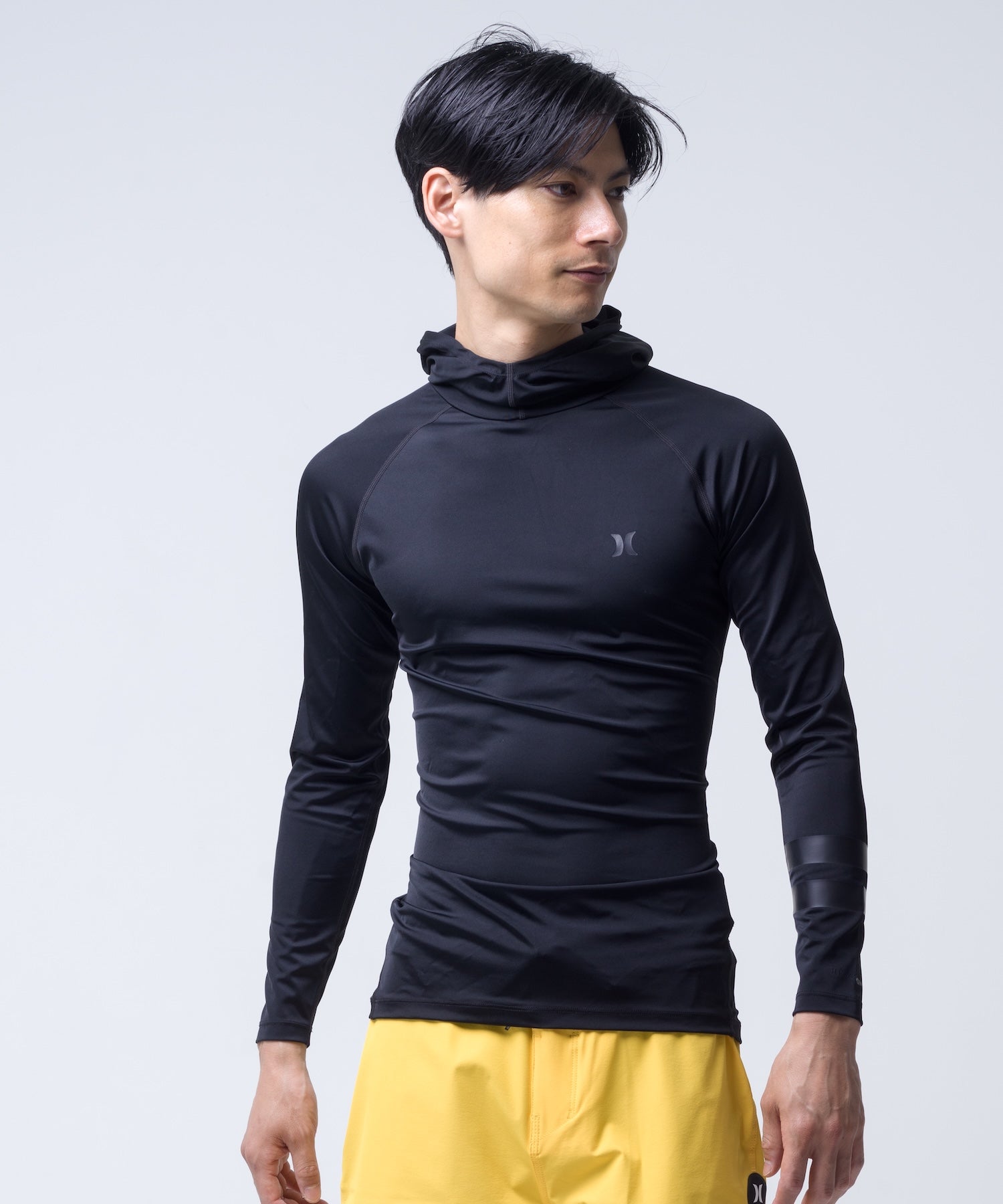 PHANTOM RASH BLOCK PARTY COMPRESSION HOODED LONGSLEEVE メンズ/ラッシュガード/コンプレッションフィット