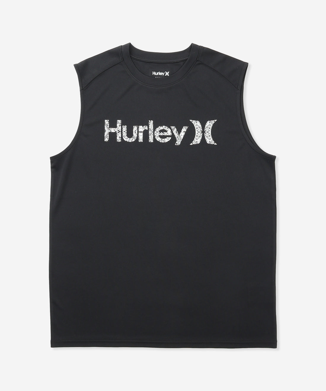 【NEW】ラッシュ グローインザダーク トライバルロゴ スリーブレス (メンズ/ラッシュガード/レギュラーフィット)