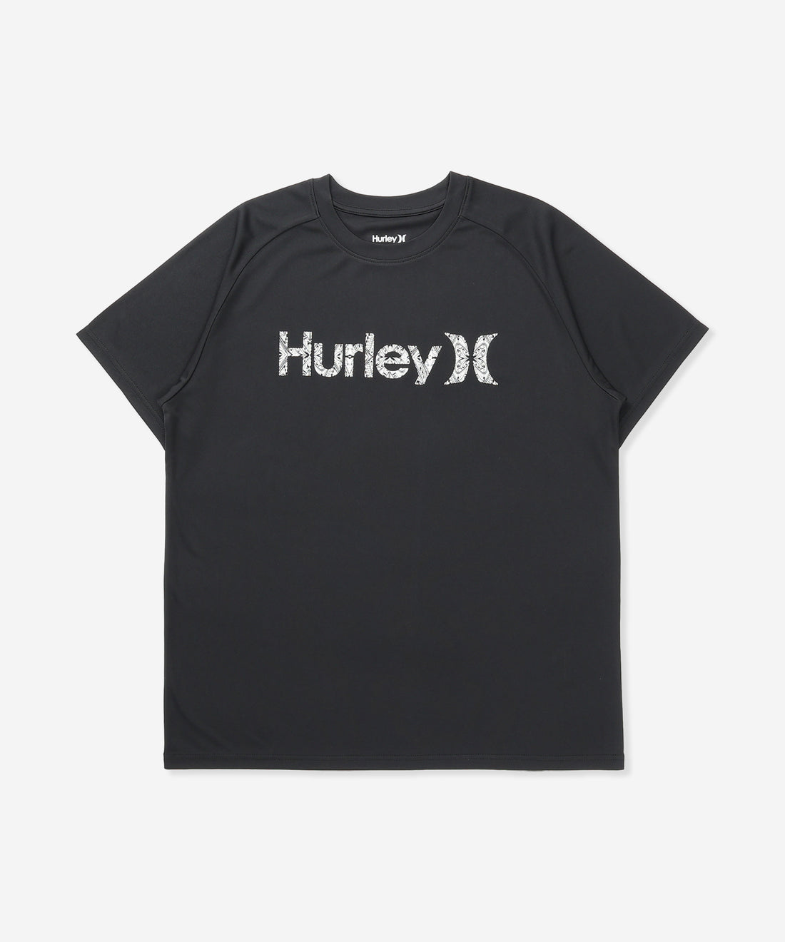 【NEW】ラッシュ グローインザダーク トライバルロゴ ショートスリーブ Tシャツ (メンズ/ラッシュガード/レギュラーフィット)