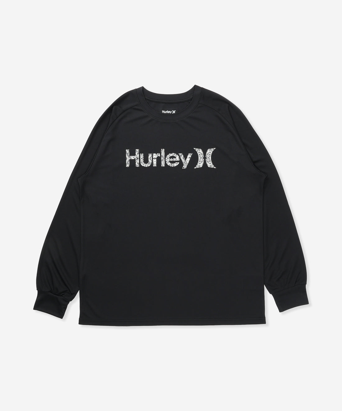 【NEW】ラッシュ グローインザダーク トライバルロゴ ロングスリーブ Tシャツ (メンズ/ラッシュガード/レギュラーフィット)