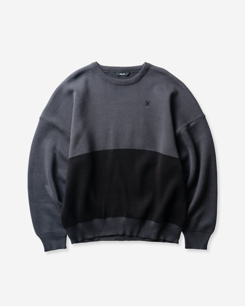 MENS OVERSIZE HURLEY CREW SWEATER メンズ/セーター