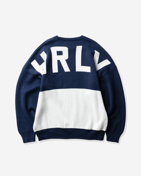 MENS OVERSIZE HURLEY CREW SWEATER メンズ/セーター