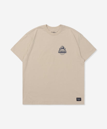 GLOBAL FIRE SHORT SLEEVE メンズ/Tシャツ/オーバーサイズフィット