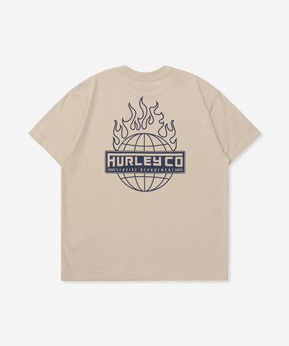 GLOBAL FIRE SHORT SLEEVE メンズ/Tシャツ/オーバーサイズフィット
