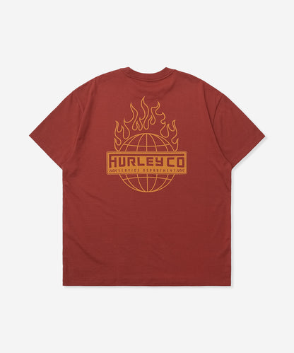 GLOBAL FIRE SHORT SLEEVE メンズ/Tシャツ/オーバーサイズフィット