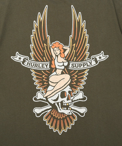 【NEW】PIN-UP SHORT SLEEVE メンズ/Tシャツ/オーバーサイズフィット