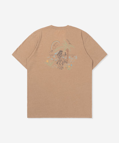 【NEW】HULA IN PARADISE SHORT SLEEVE メンズ/Tシャツ/レギュラーフィット