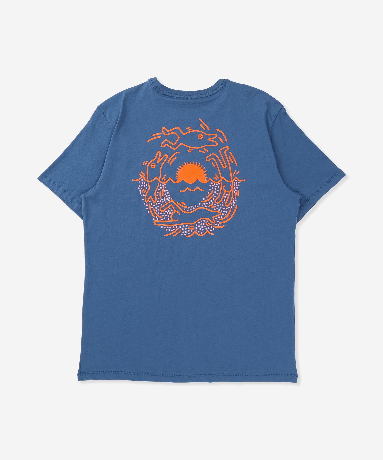 【NEW】キース・ヘリング シースケープ ショートスリーブ Tシャツ (メンズ/Tシャツ/レギュラーフィット)