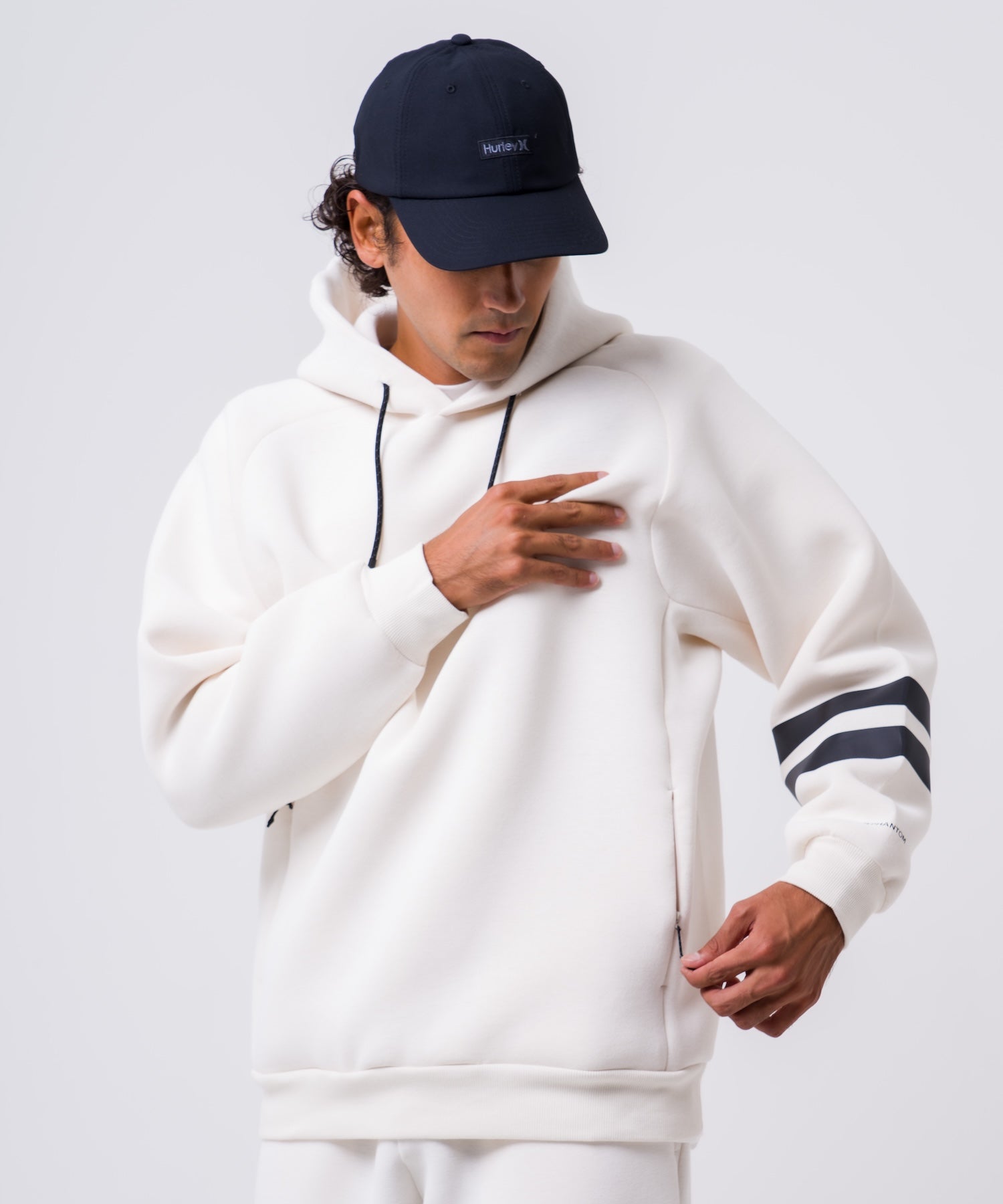 【NEW】PHANTOM SWEAT BLOCK PARTY HOODIE メンズ/フリース・フーディー/オーバーサイズフィット