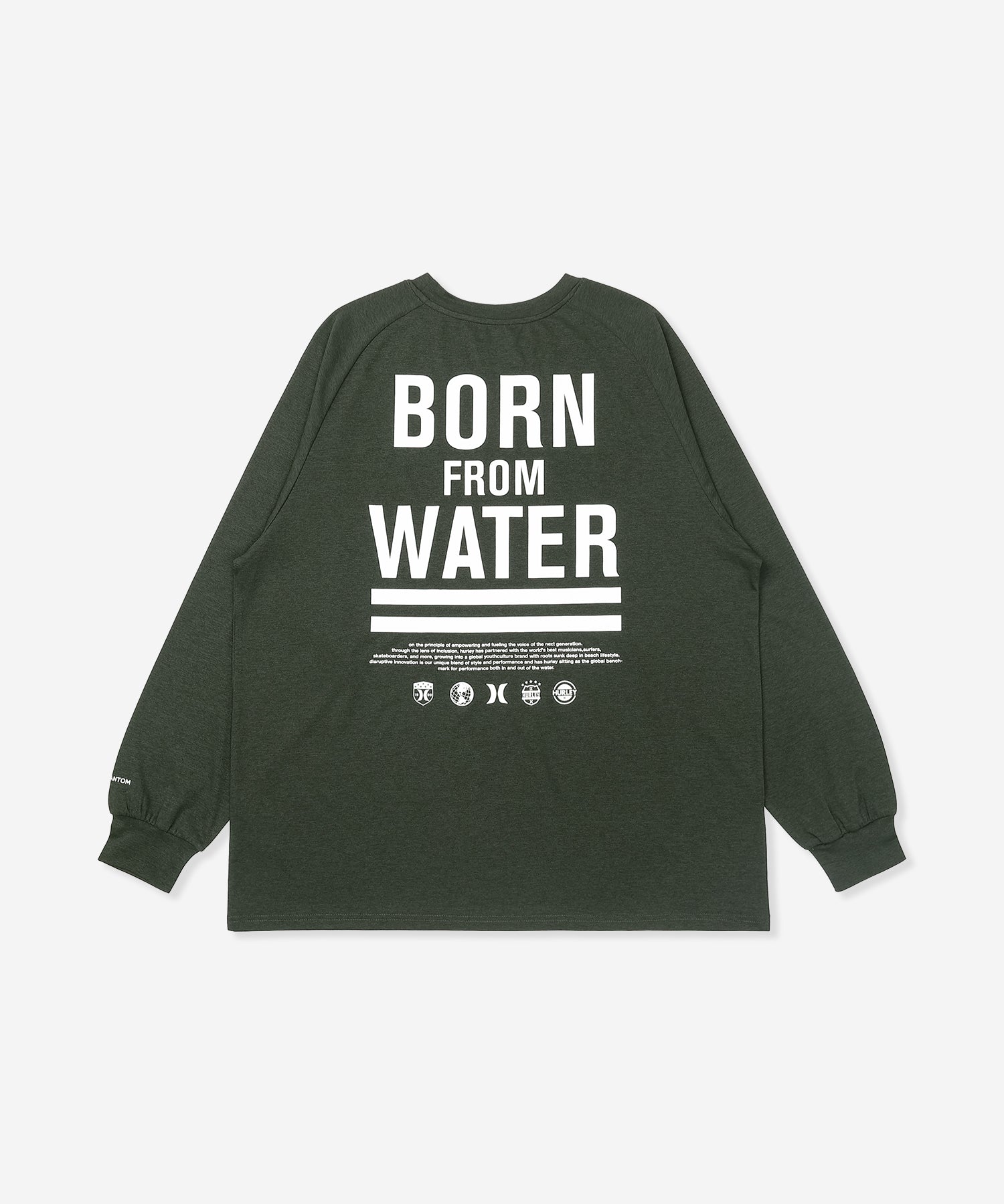 PHANTOM BORN FROM WATER OVERSIZED LONGSLEEVE TEE メンズ/ロンT/ラッシュガード/オーバーサイズフィット