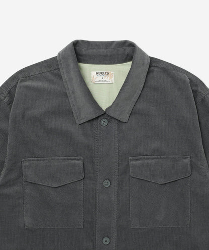 LIDO CORD OVERSHIRT LONG SLEEVE メンズ/シャツ/オーバーサイズフィット