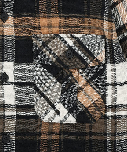 【NEW】SANTA CRUZ SEASIDE FLANNAL LONG SLEEVE メンズ/シャツ/レギュラーフィット