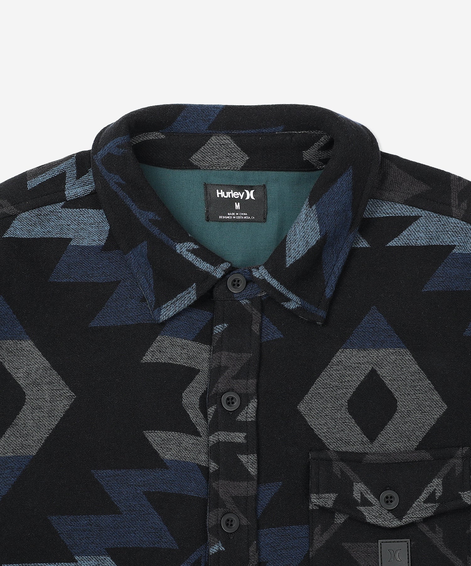 Hurley ブラック ハイネック長袖シャツ メンズ/シャツ｜Hurley（ハーレー）Japan｜公式オンラインストア