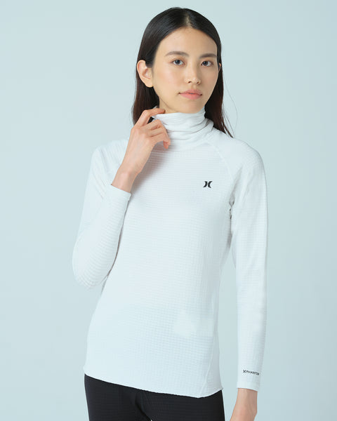 WOMENS PHANTOM WAFFLE INNER HIGH NECK レディース/ファントムワッフルインナーハイネック【ALBA掲載商品】