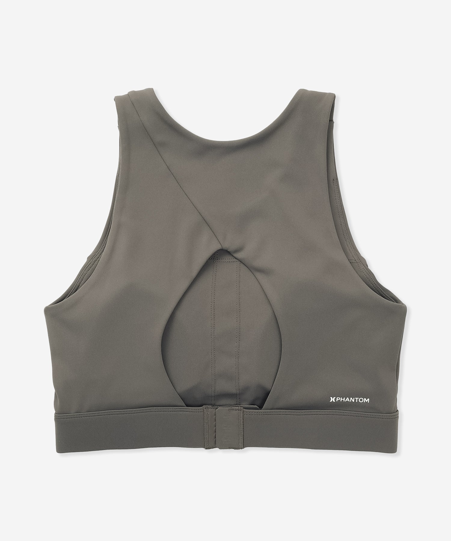 PHANTOM オープン バックフック ハイネック ブラ (レディース/トレーニング・スポーツブラ)