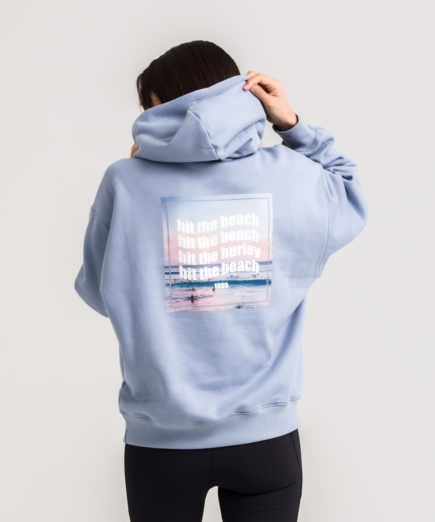 WOMENS OVRSZD HIT THE BEACH HOODIE レディース/フリース・フーディー