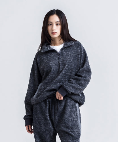 WOMENS PHANTOM SHAGGY FLEECE HALF ZIP レディース/フリース・フーディー