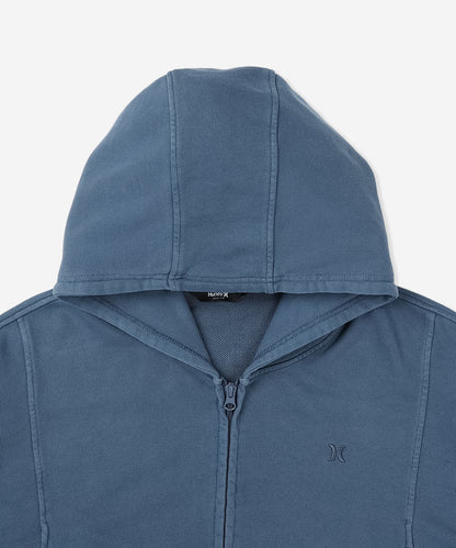 【NEW】SWEAT PIGMENT FULL ZIP HOODIE レディース/フリース・フーディー