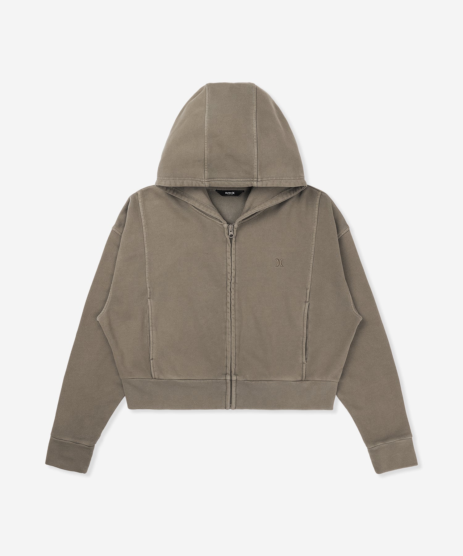 【NEW】SWEAT PIGMENT FULL ZIP HOODIE レディース/フリース・フーディー