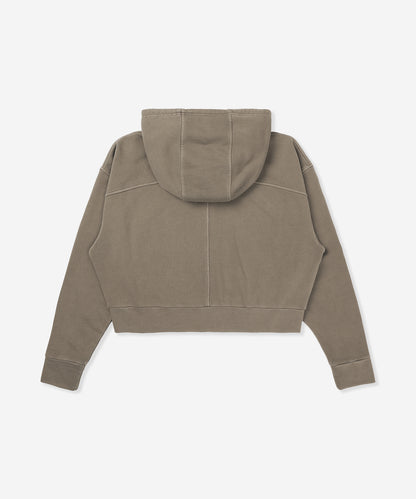 【NEW】SWEAT PIGMENT FULL ZIP HOODIE レディース/フリース・フーディー