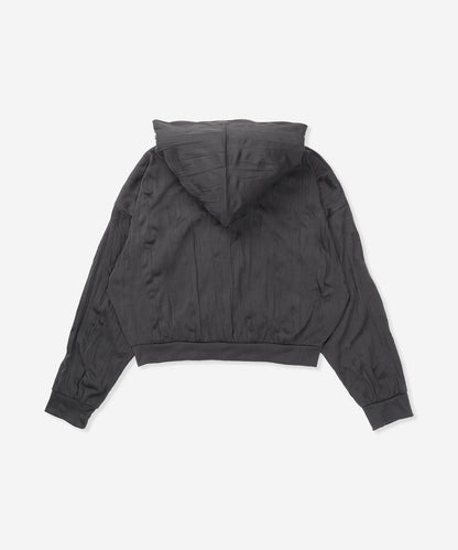 【NEW】クリンクルド　フルジップ フーディー (レディース/フリース・フーディー)