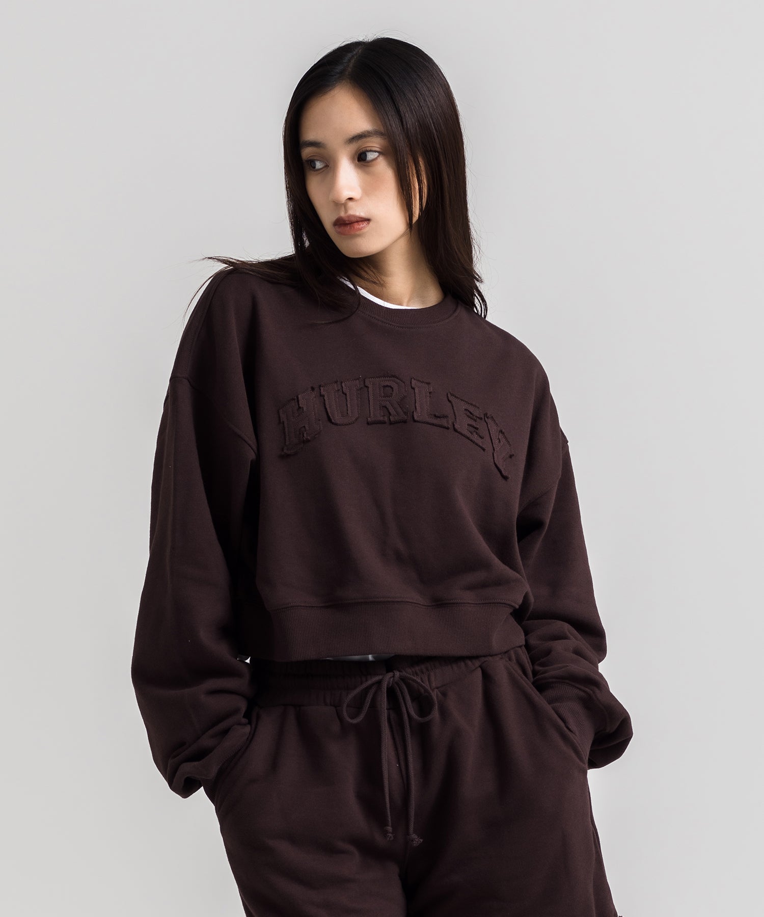 WOMENS TERRY CROPD CUT LOGO レディース/スウェット