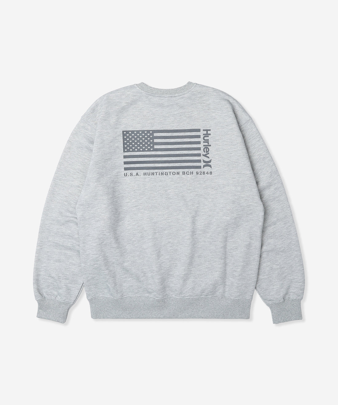 WOMENS OVRSZD HEART AND STRIPES  CREW レディース/スウェット