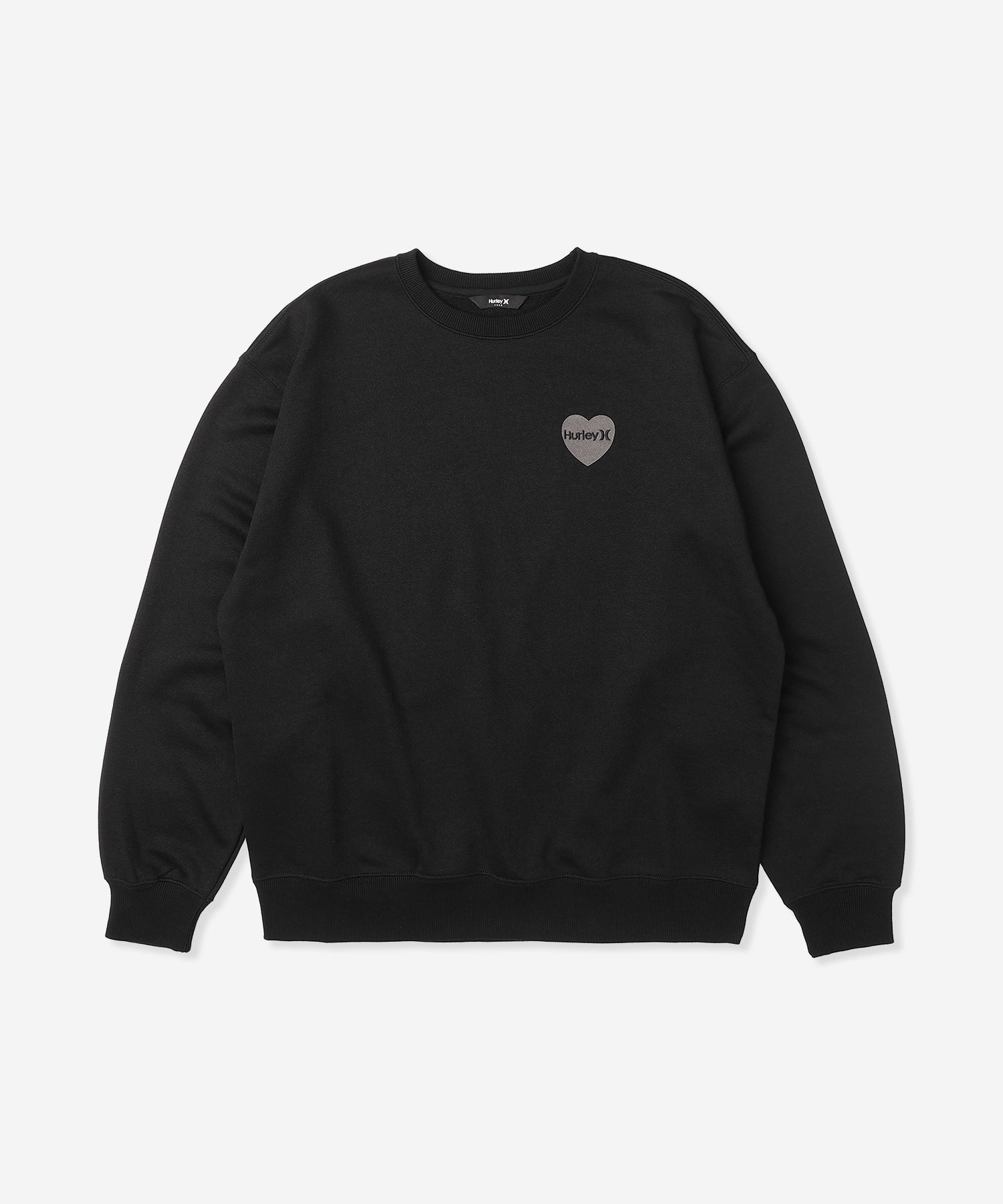 WOMENS OVRSZD HEART AND STRIPES CREW レディース/スウェット