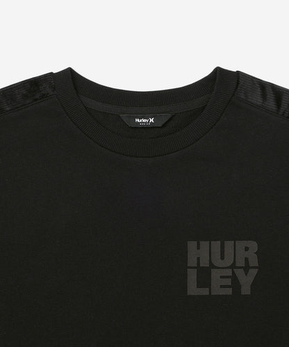TERRY CORDUROY SWITCHING DRAW CORD CREW レディース/スウェット/オーバーサイズフィット