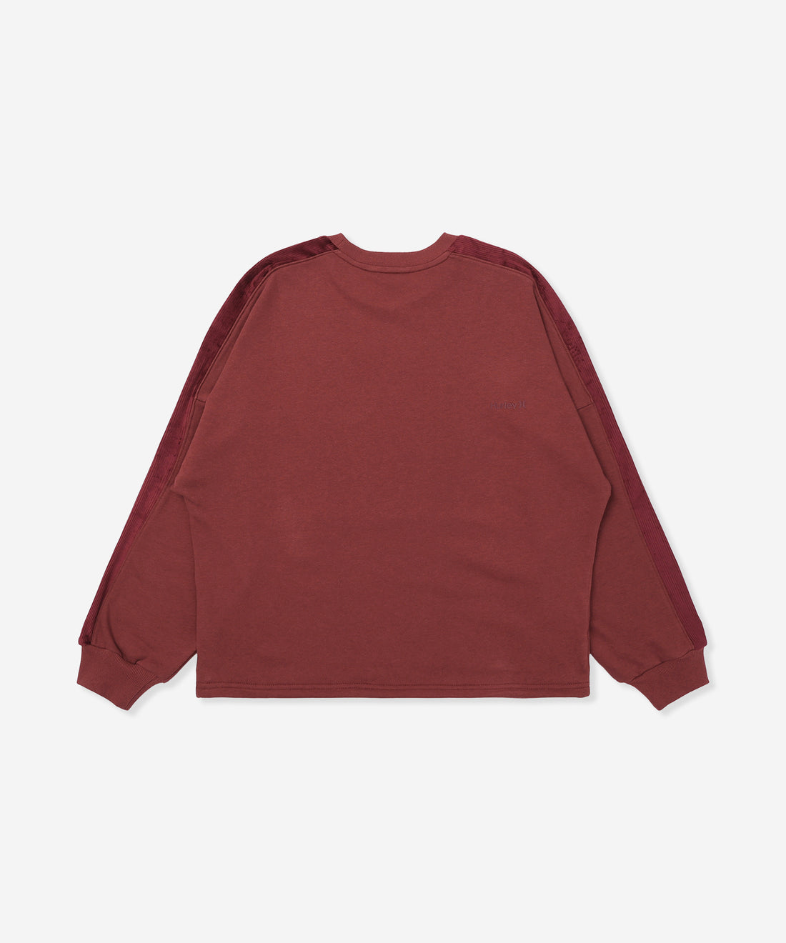 TERRY CORDUROY SWITCHING DRAW CORD CREW レディース/スウェット/オーバーサイズフィット