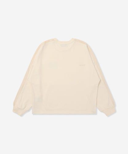 TERRY CORDUROY SWITCHING DRAW CORD CREW レディース/スウェット/オーバーサイズフィット