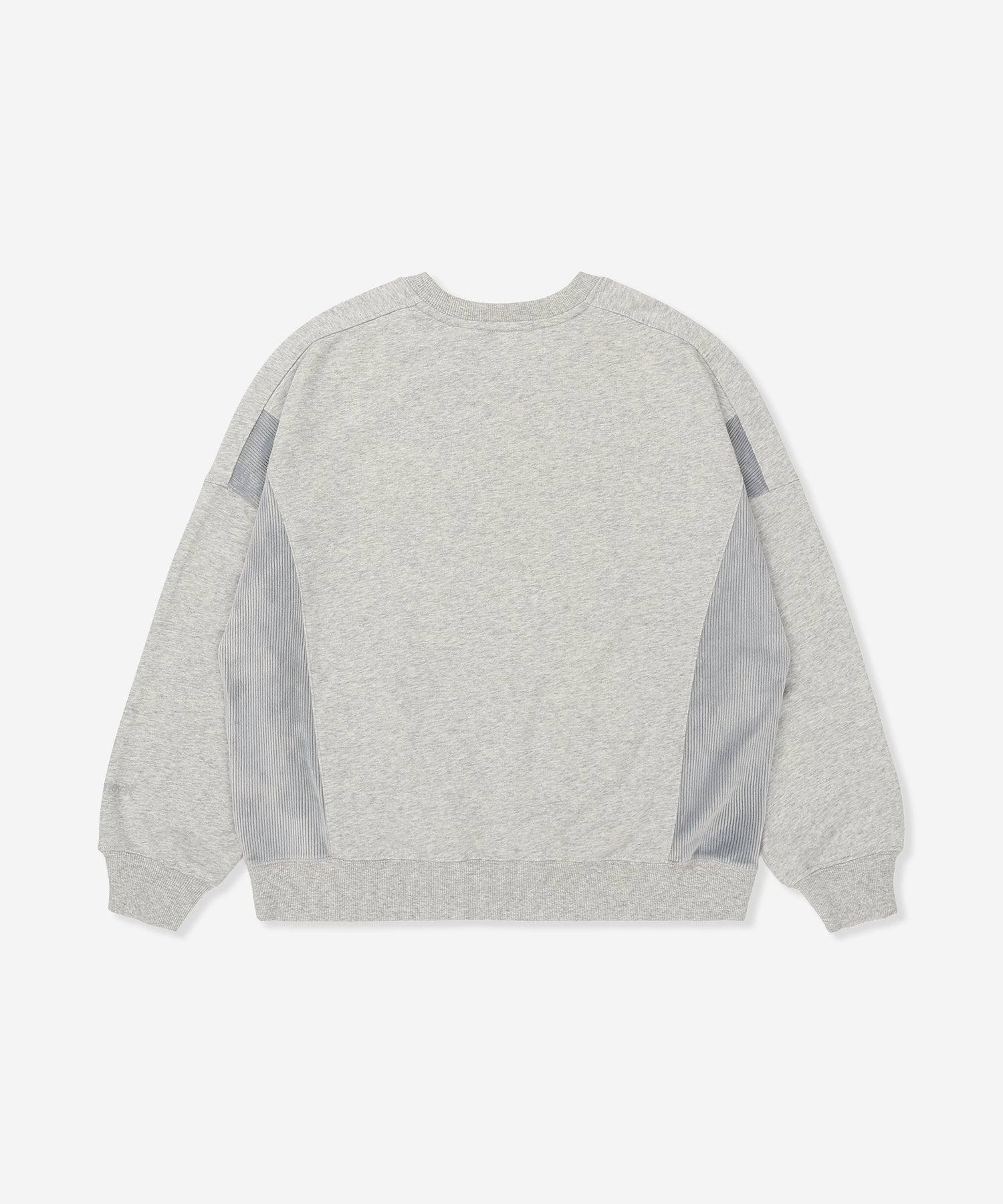 TERRY CORDUROY SWITCHING CREW レディース/スウェット/オーバーサイズフィット