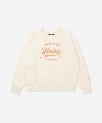 【NEW】SWEAT CURSIVE LOGO CREW レディース/スウェット