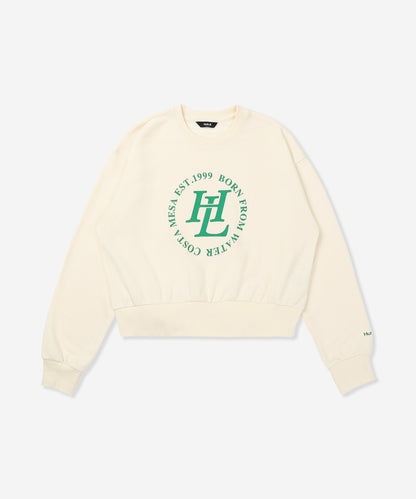 【NEW】SWEAT CIRCLE LOGO CREW レディース/スウェット