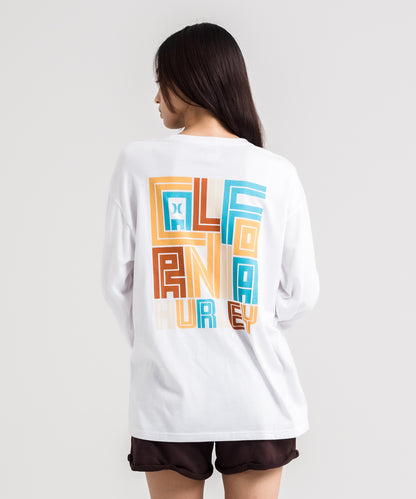 WOMENS OVRSZD CALI LONG SLEEVE TEE レディース/ロンT