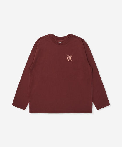 BORN FROM WATER LS TEE レディース/ロンT/オーバーサイズフィット